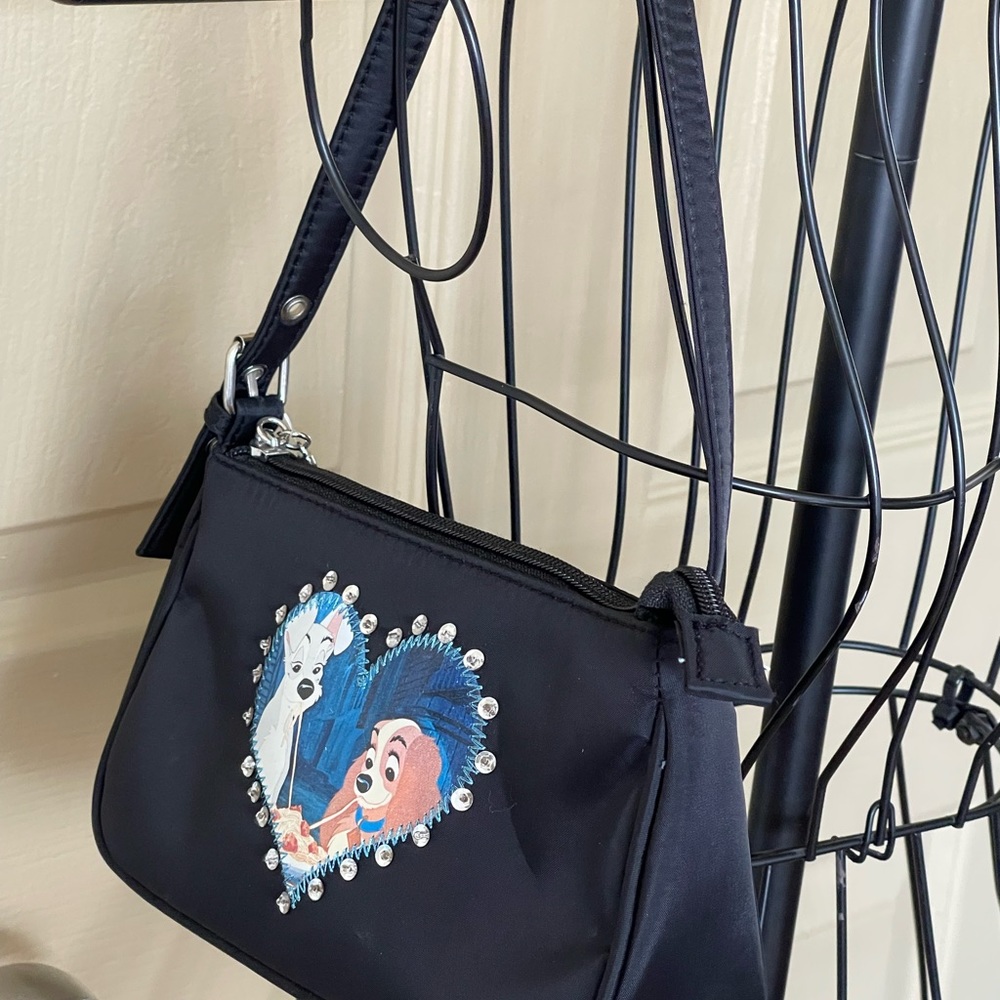 Disney Black Heart-Shaped Lady and the Tramp Bag - Picture 2 of 5